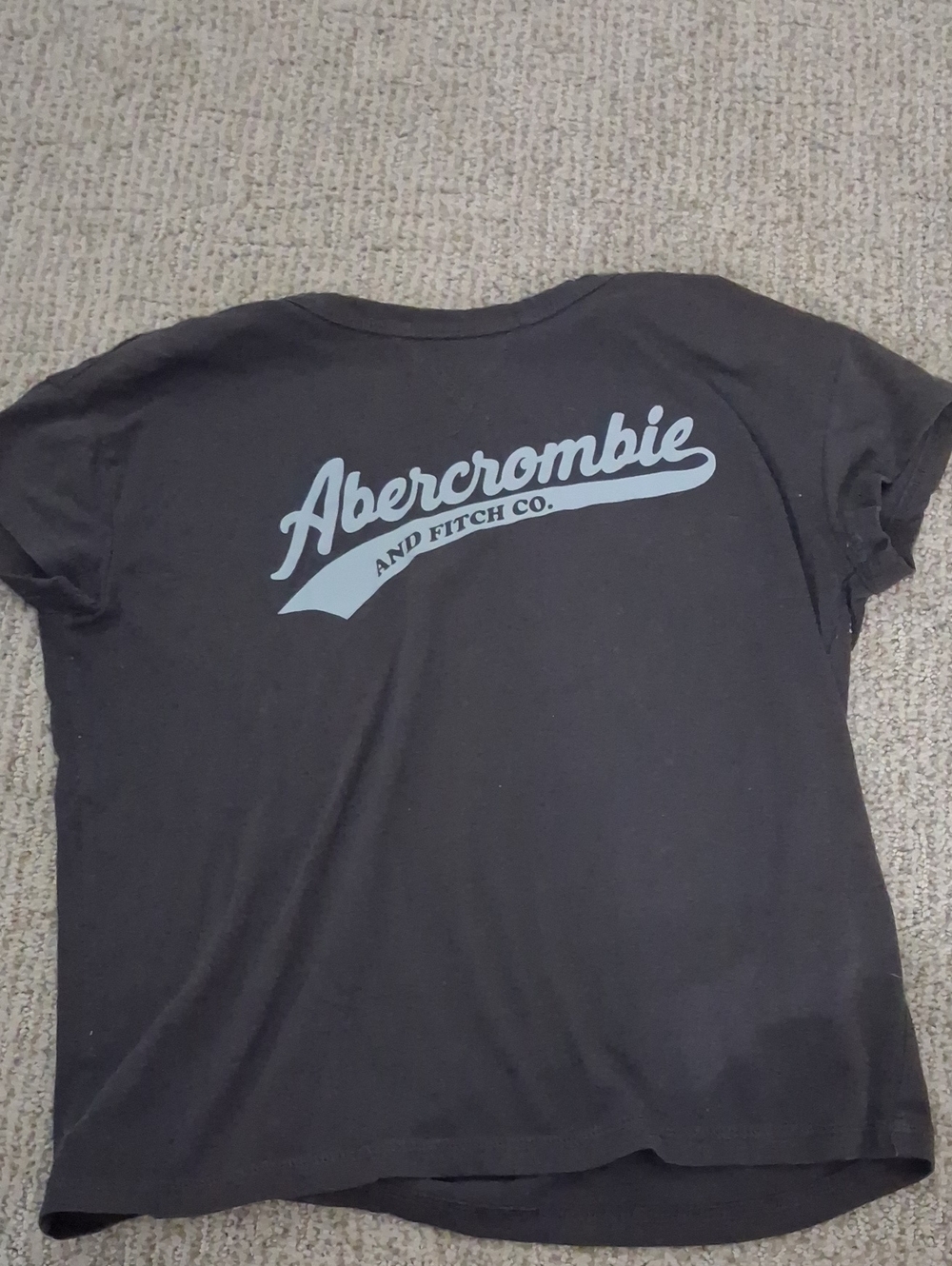 abercrombie kids Charcoal Gray Tee